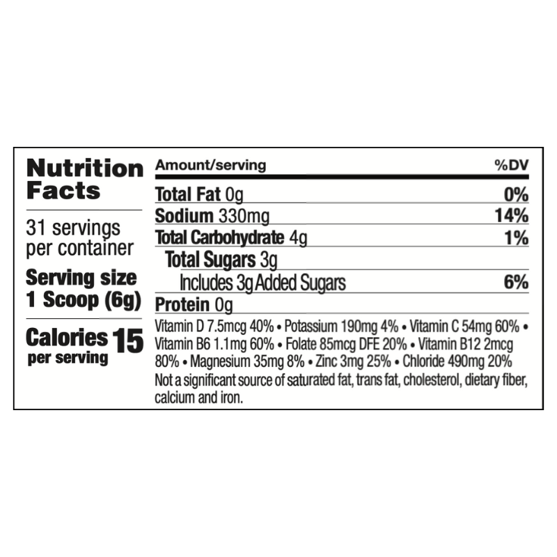 SOS Daily - Lemon Flavour (31 serving tub)
