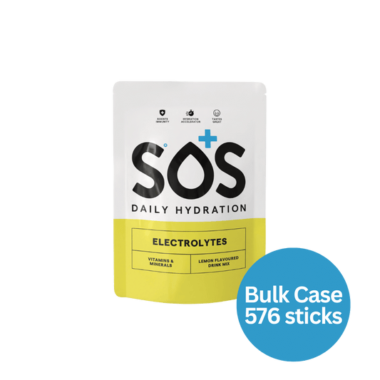 SOS Daily Electrolyte Powder - Lemon Bulk Pack (576 sticks)