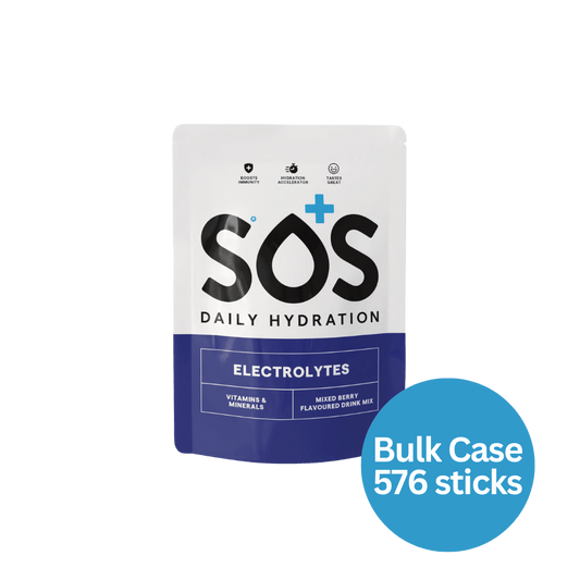 SOS Daily Electrolyte Powder - Berry Bulk Pack (576 sticks)