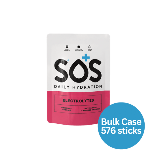 SOS Daily Electrolyte Powder - Watermelon Bulk Pack (576 sticks)