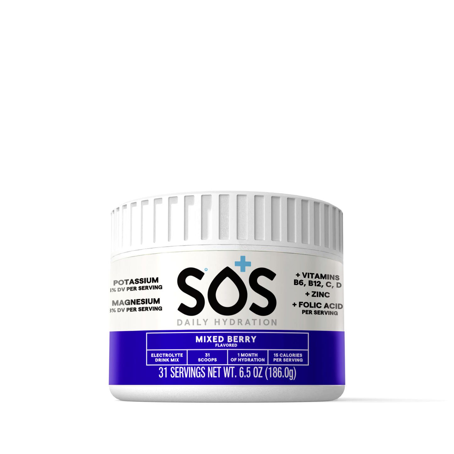 SOS Daily - Mixed Berry Flavour (31 serving tub)