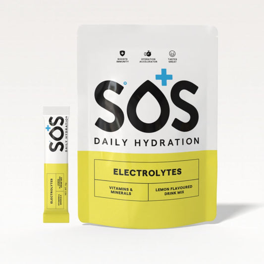 SOS Daily Electrolyte Powder - Lemon (24 sticks)