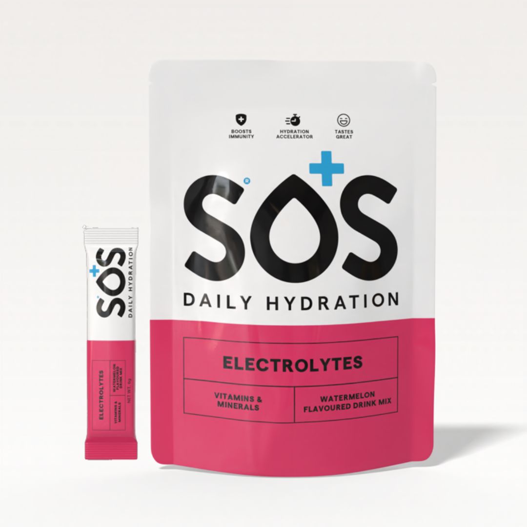 SOS Daily Electrolyte Powder - Watermelon (24 sticks)
