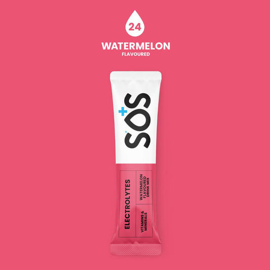 SOS Daily Electrolyte Powder - Watermelon (24 sticks)