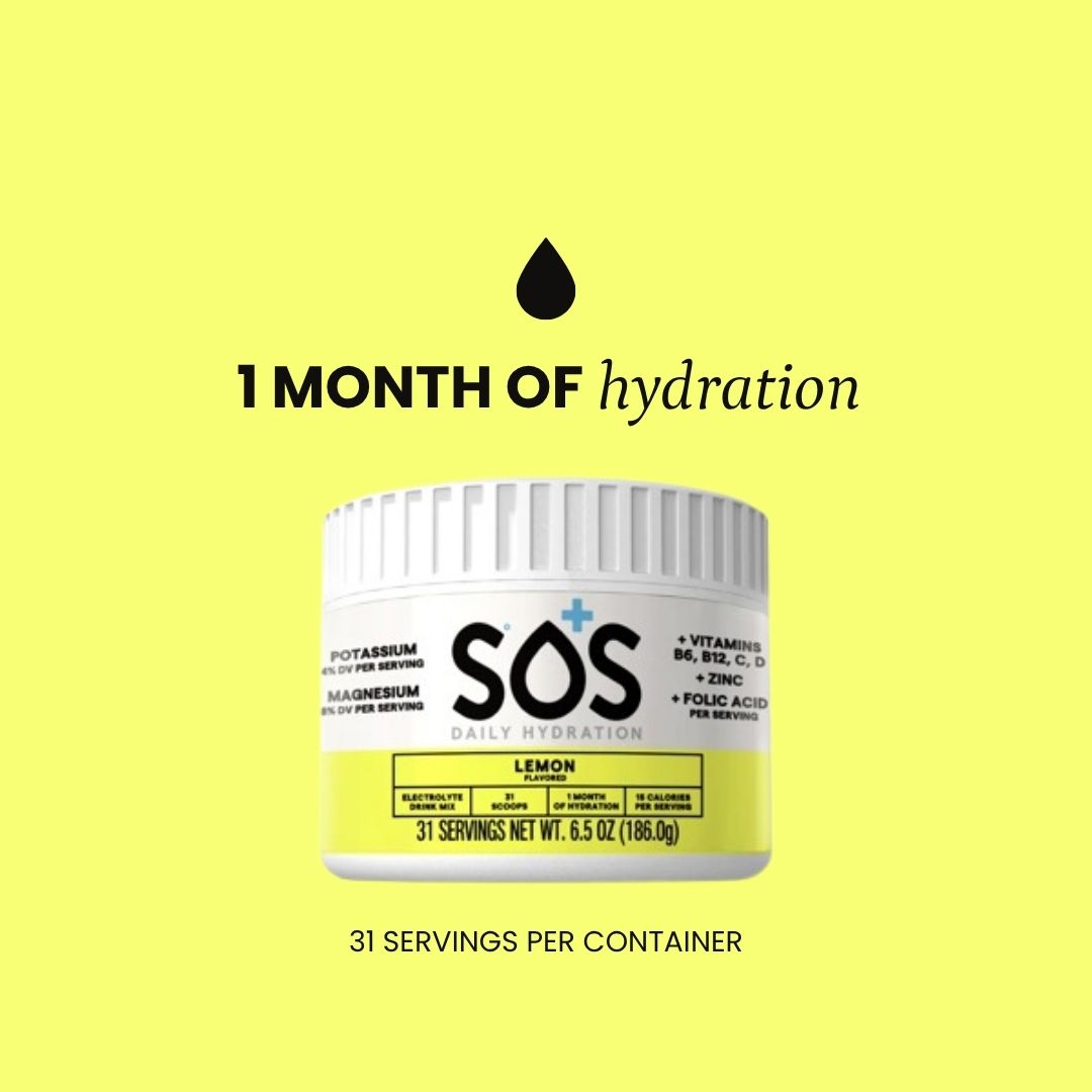 SOS Daily | Lemon Flavour | 1 Month of Hydration