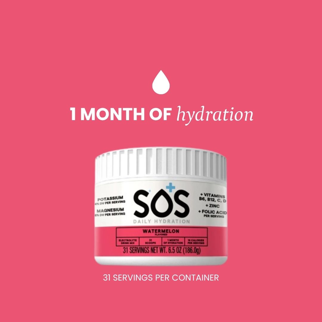SOS Daily | Watermelon Flavour | 1 Month of Hydration