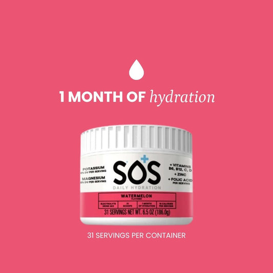 SOS Daily | Watermelon Flavour | 1 Month of Hydration