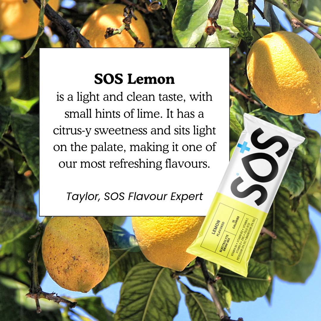 SOS Daily Vitamin Enhanced Lemon Flavour (8 sticks)