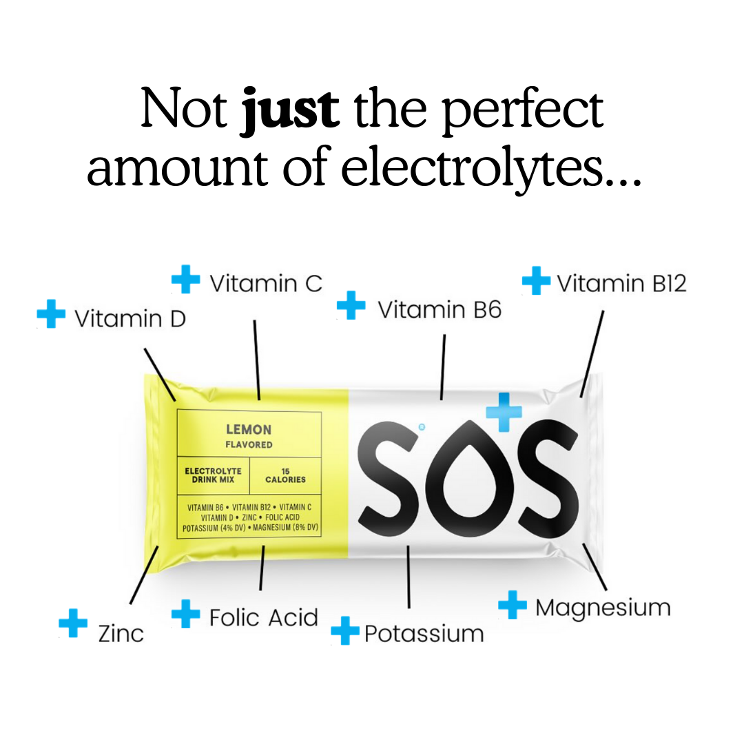 SOS Daily Vitamin Enhanced Lemon Flavour (8 sticks)