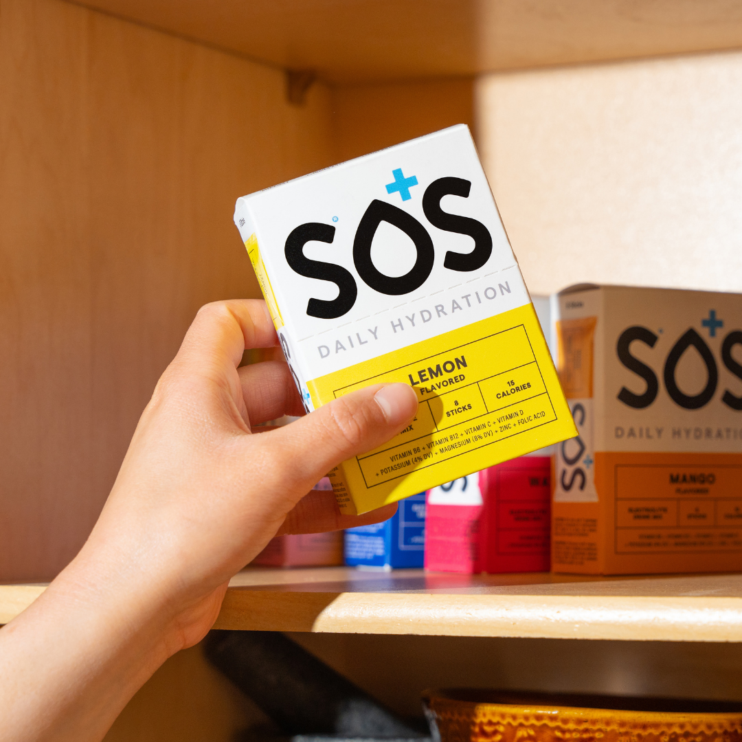 SOS Daily Vitamin Enhanced Lemon Flavour (8 sticks)